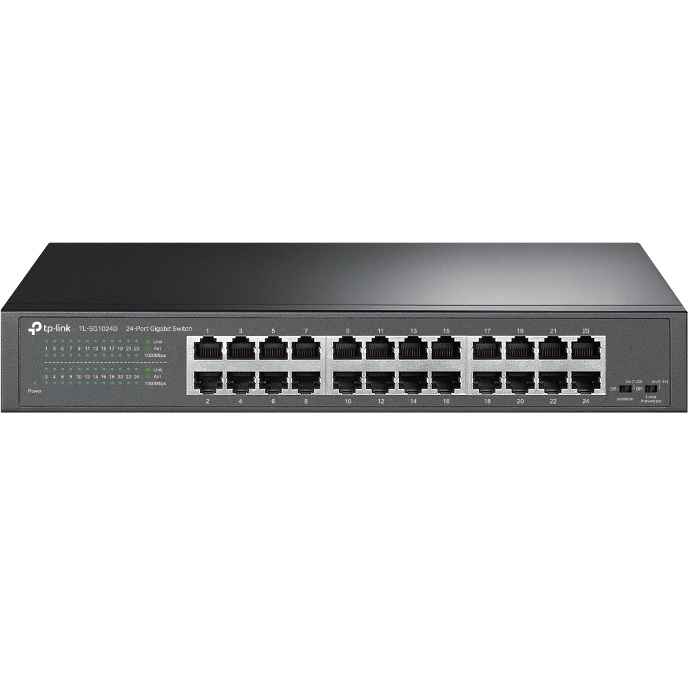 Tplink TL-SG1024D 24-Port Gigabit Rackmount Switch